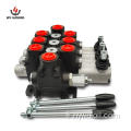 3PC100 Valve de commande de centre de ressort en coupe hydraulique